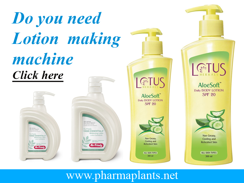 lotion processing plant in pune